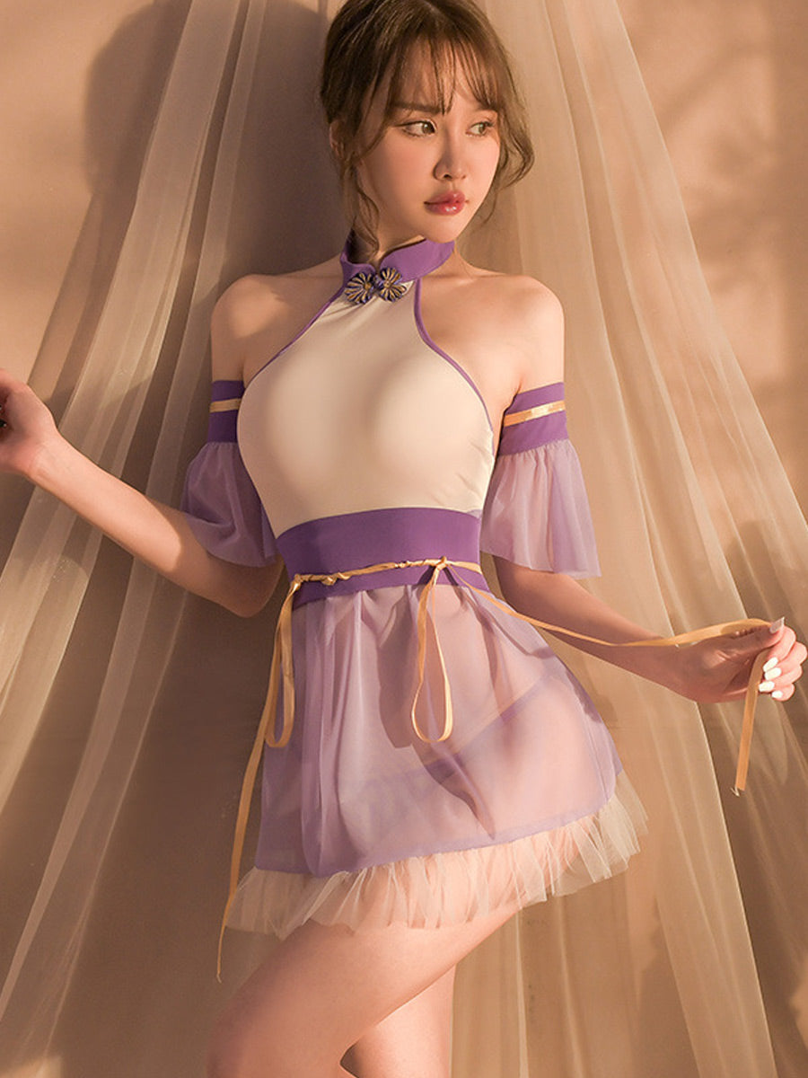 中国風ベビードールドレス セクシー ランジェリー 高級