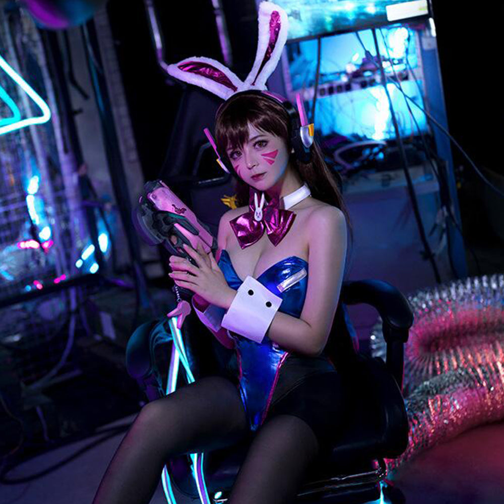 ヨモリオ Dva ハナソング コスプレ衣装 バニー 下着 エッチ