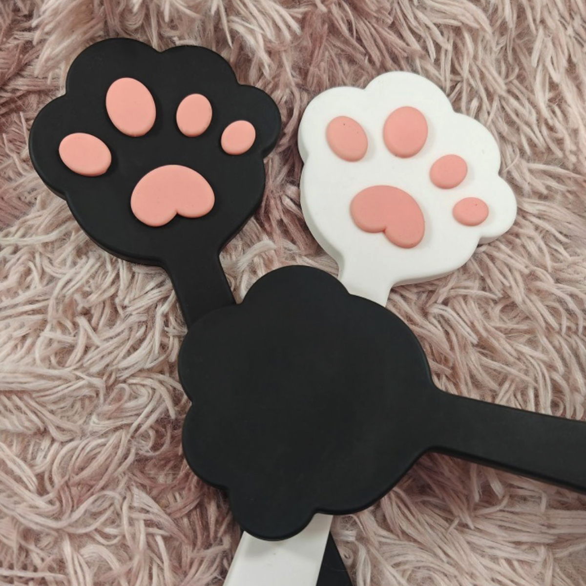 レザーSMムチ 愛らしい猫の肉球シリコンスパンキングパドル ムチコスプレ