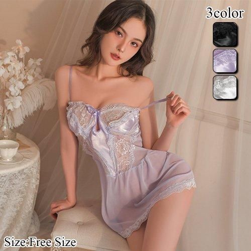 着るだけで気分が上がるふんわり可愛らしいベビードール sexy ランジェリー