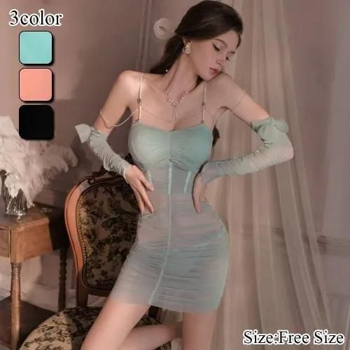 ラグジュアリーとフェミニンが交差するタイトギャザーベビードール エロ い コスプレ