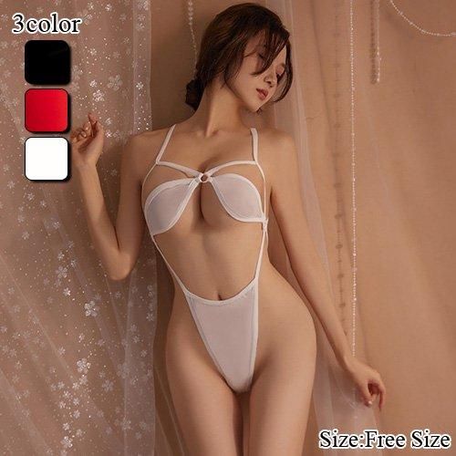 ストリングがボディラインを強調させるテディ セクシーエロ ベビードール