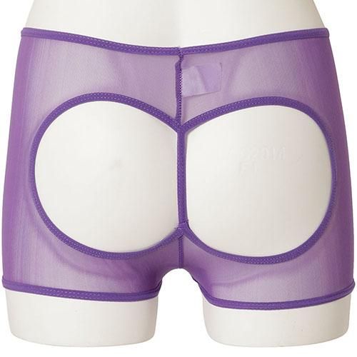 ストレッチメッシュ生地のOバックがセクシーなボーイレッグタイプのショーツ ベビー ドール ランジェリー