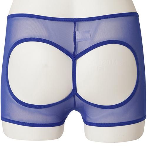 ストレッチメッシュ生地のOバックがセクシーなボーイレッグタイプのショーツ セクシーエロ ベビードール