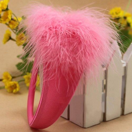 フロント部分に羽根の装飾をあしらったゴージャス感のあるCストリング エッチ な コスプレ通販