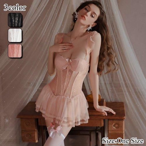 イノセントの中に隠したギャップに心揺さぶるガーターランジェリー ランジェリー エロ　セクシー下着