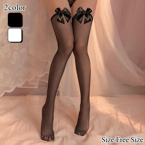 シアー感のあるニーハイストッキング 日本エロ コスプレ通販