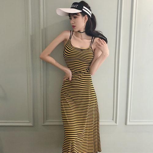 ストリングが這うバックスタイルがセクシーなボーダー柄のルームウェア 日本セクシーランジェリーの販売