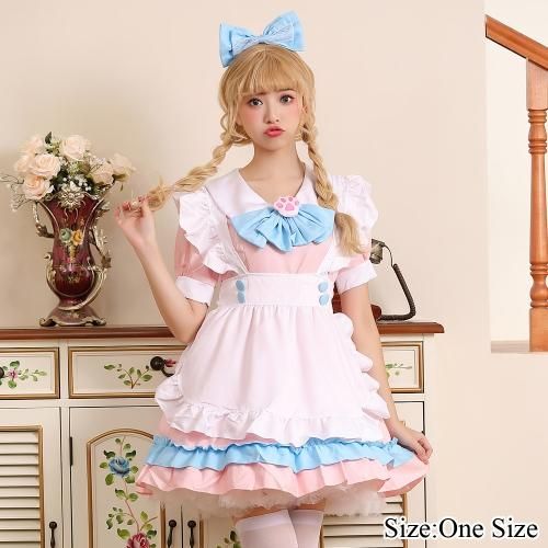 アニマルキャラのアイテムがキュートなメイドさん風コスプレ セクシー ランジェリー販売