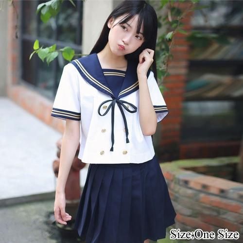 セクシーコスプレ まぶしい夏服のセーラー服風コスプレ女子高生コスプレ