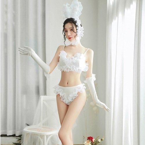 バニーガールコスプレと愛らしさを作り出すバニーガール風コスプレ 熟女 エロ ランジェリー